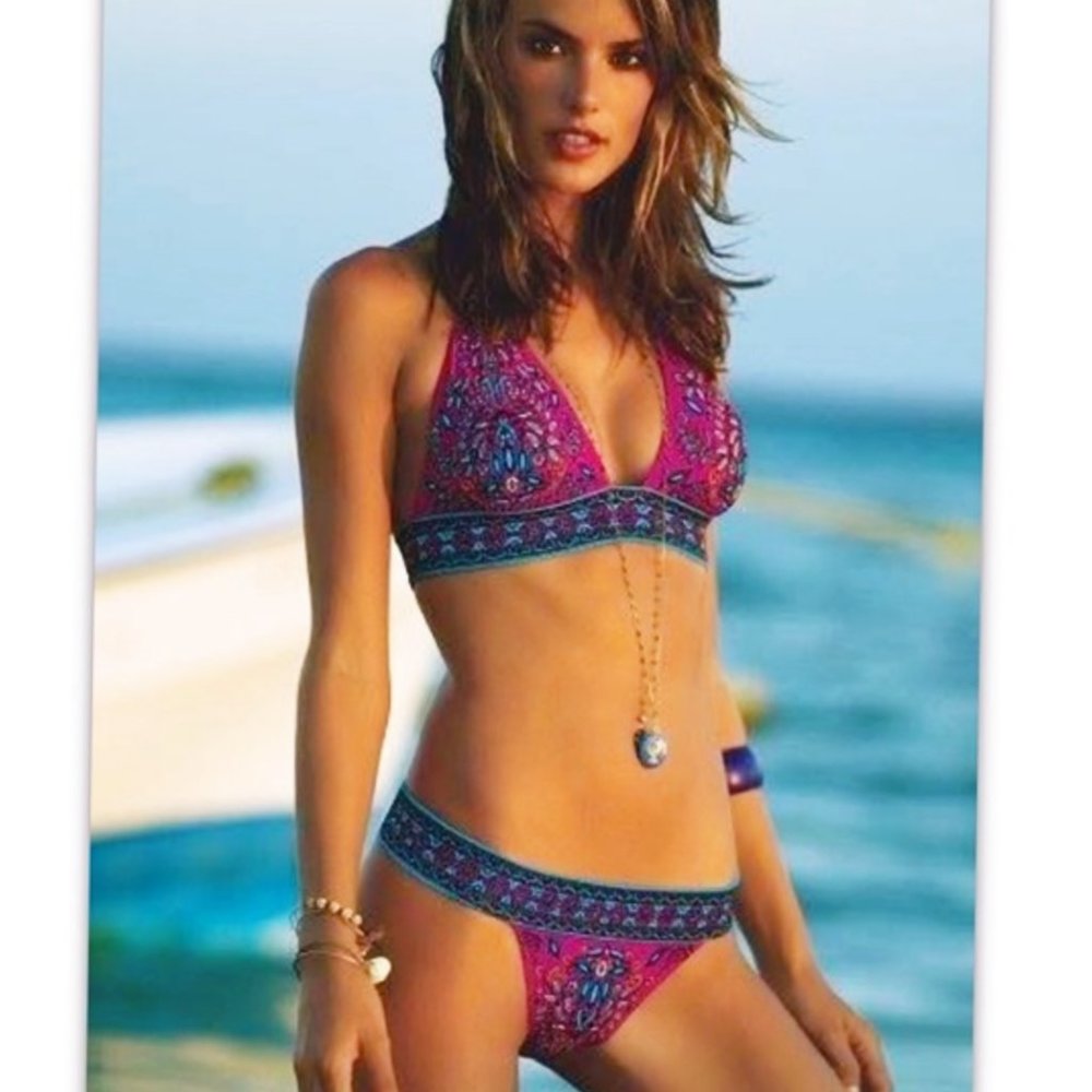 Victoria’s Secret Boho Paisley Bikini small